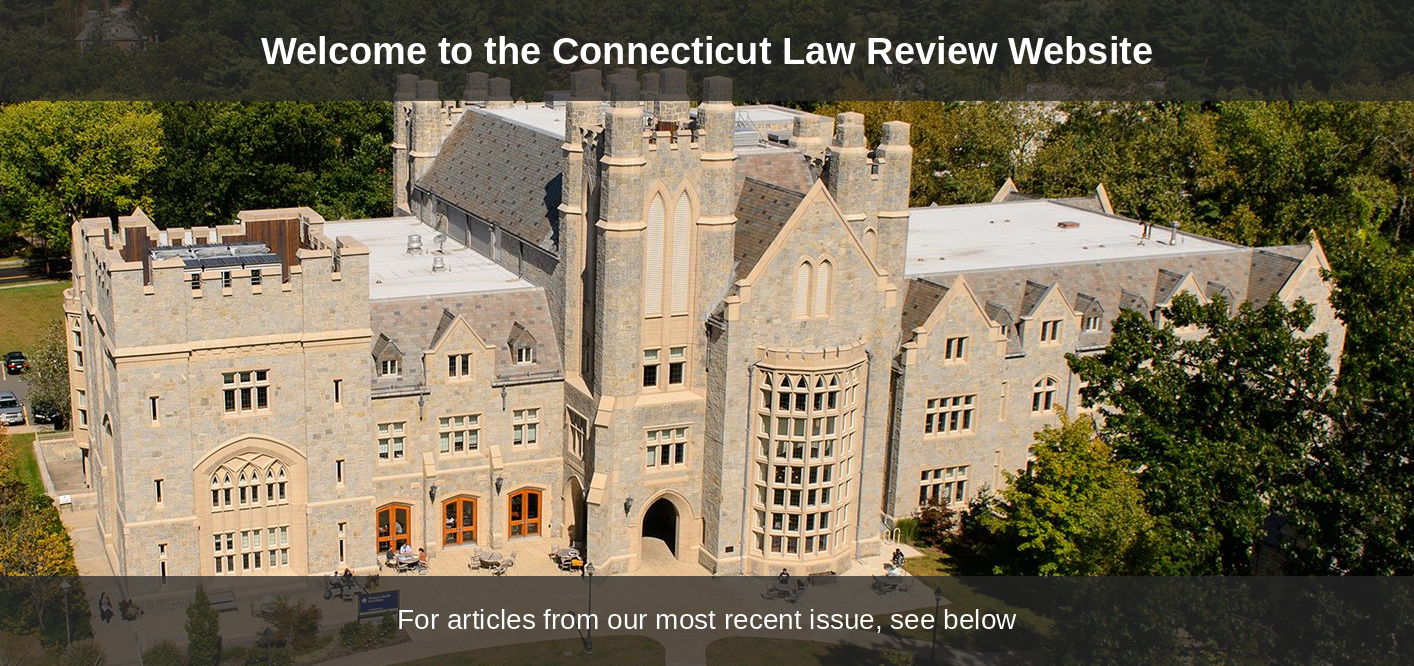 Aerial Picture of UConn Law Library